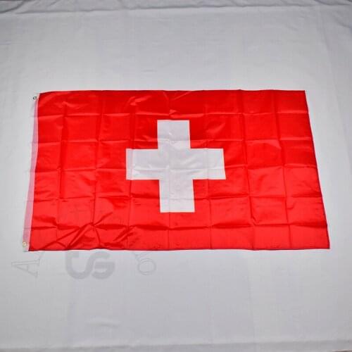 Switzerland Swiss Helvetic flag Banner 3x5 Foot 90*150cm Hanging National flag Home Decoration flag