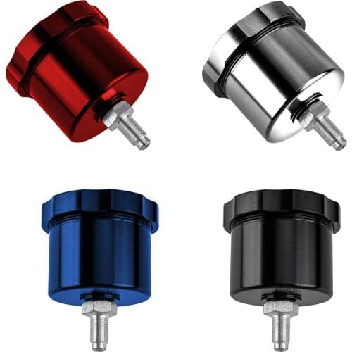 Universal Hydraulic Drift Handbrake 7/16-20 Oil Tank Can E-Brake Fluid Reservoir Aluminum Alloy Black/ Red/ Silver/ Blue