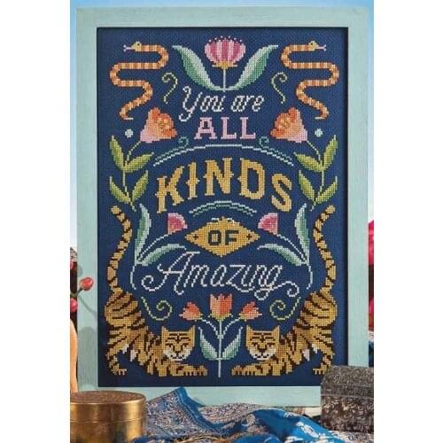 You are the best 32-42 Counted Cross Stitch 11CT 14CT 18CT Cross Stitch Kits Embroidery Needlework Sets