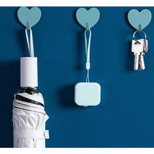 10 PCS lovely stainless steel wall mount hanger hooks for towel 3M fashion robe hooks storage hooks hanger