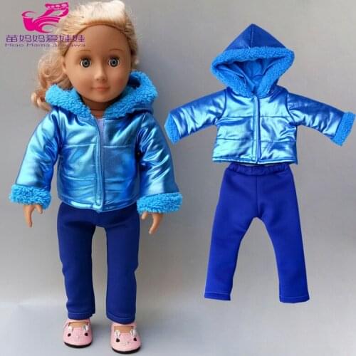 18 Inch Doll Clothes for 43cm Baby Dolls Jacket Clothes for 17" 43cm Baby Reborn Doll Down Coat Children Doll Toys Wear