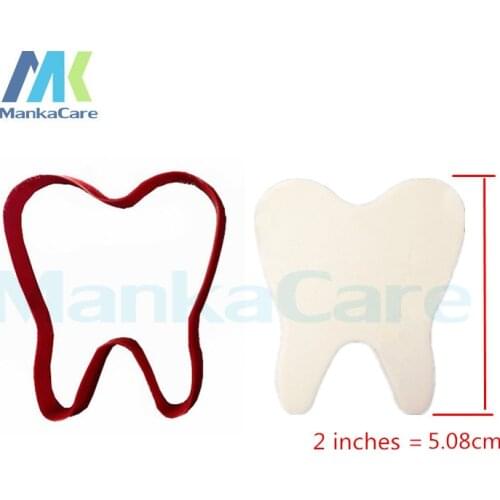 3D Printing Tooth shape modelling cookie mould turn sugar cutting tools suit cake Dental gift teeth shape cookie cake mould