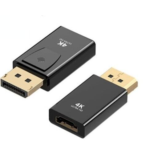 4K DisplayPort To HDMI-compatible Adapter Converter Display Port Male DP To Female HD TV Cable Adapter Video Audio for PC TV