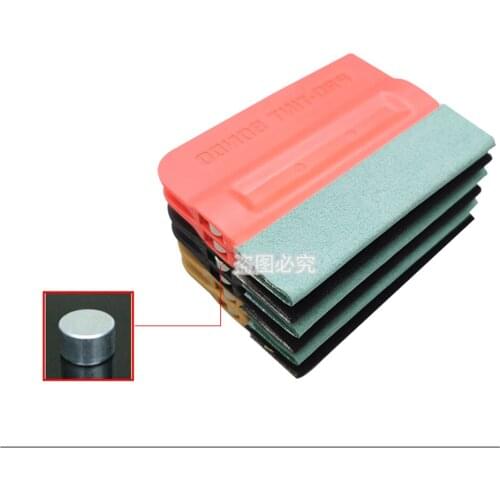 Vehicle Vinyl Wrap Window Tint Tool Starter Felt Squeegee, Microfine felt Scraper, Magnetic Wrap Corner Squeegee k127