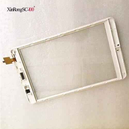 White with frame For CUBE T8 4G Touch Panel Glass Sensor digitizer Replacement XC-PG0800-026-A-Fpc Free Shipping