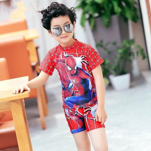 Bikini 2019 Swimwear Boys Swimsuit Kids TShirt Summer Clothes Children Surfing Wetsuit Diving Bathing Suits Beach Dress