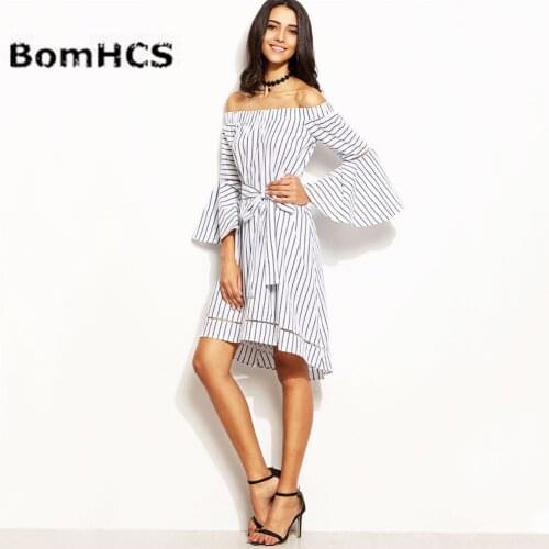 BomHCS Summer Dresses With Sleeves