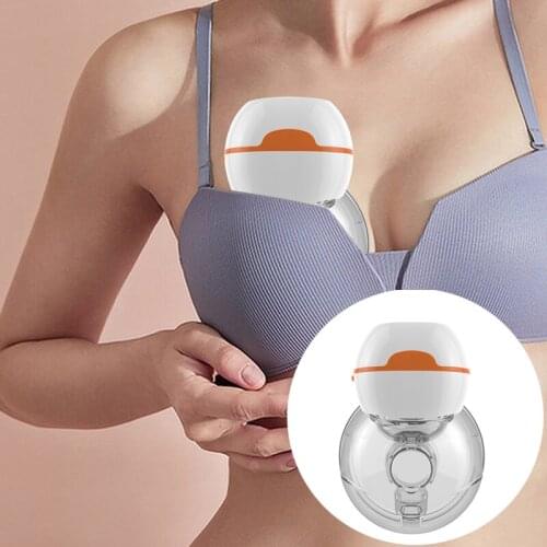 Electric Breast Pump Hands Free Portable Electric Breastfeeding Pump Breast Cup Rechargeable Slient Breastfeeding Milk Collector