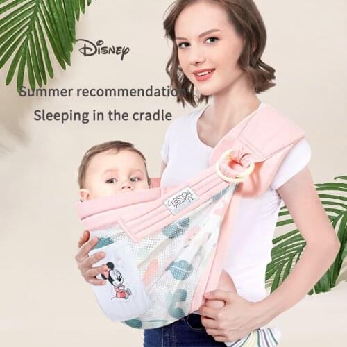Disney Ergonomic Baby Carriers Mickey Minnie Infant Baby Hipseat Sling Front Facing Kangaroo Baby Wrap Carrier For Baby Travel