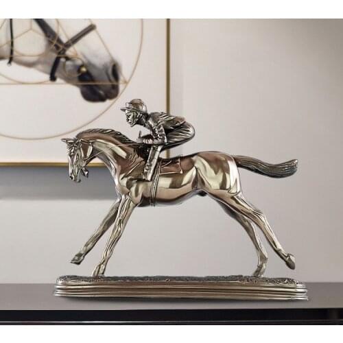 EUROPEAN INDOOR HORSE RACING ROOM ROOM WINE CABINET DECORATION DECORATION DESK CREATIVE BEDROOM PERSONALITY HOME DECORATION