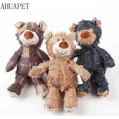 Zabawki Dla Psa Plush Toy Bear Peluches Juguetes Para Perros Dog Chew Toys For Large Dogs Toothbrush Interactive Squeak