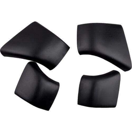 4Pcs Car Black Roof Rack Cover Cap Rail End Shell Replacement Fit For Tesla Model 3 2017 2018 2019 2020 Accessories