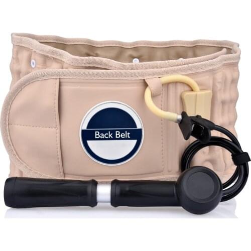 Lumbar Back Belt Support Traction Air Decompression Pain Relieve Inflatable Massager Waist Protect Brace Belt Posture Corrector