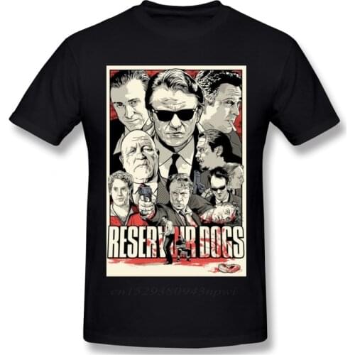 Fashion Street Guys Tops & Tees Swag 100% Cotton Camiseta Shirt Movie Reservoir Dogs T Shirt Unisex Round Neck XS-3XL T Shirt
