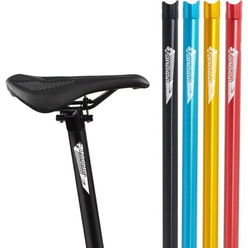 33.9mm Folding Bike Seatpost Super Light Seat Aluminum Tube Plum Blossom Seat Tube 600mm for MTB Road Bike Accessories