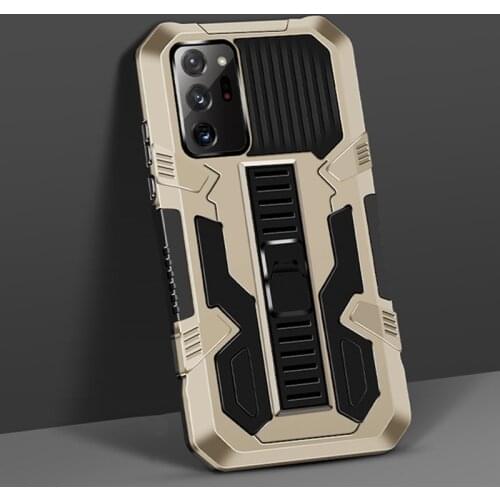 Shockproof Phone Case For Samsung Galaxy Note 10 10Plus Strong Anti-Fall Bracket Back Cover For Samsung Note 20 20Ultra 5G Case