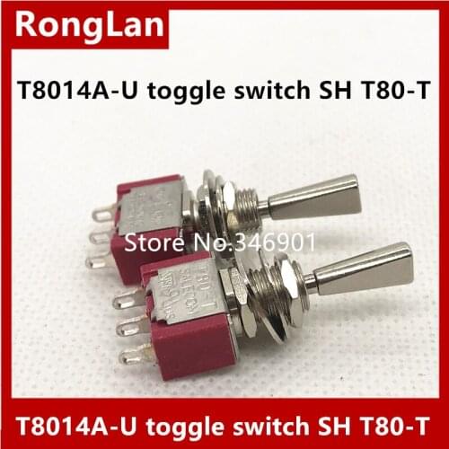 [SA]T8014A-U single-channel model aircraft flying double reset flat handle small toggle switch toggle switch Taiwan SH T80-T-50P
