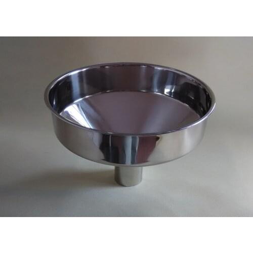 Diameter 15cm 2.8cm Large stainless steel hopper funnel steel funnel