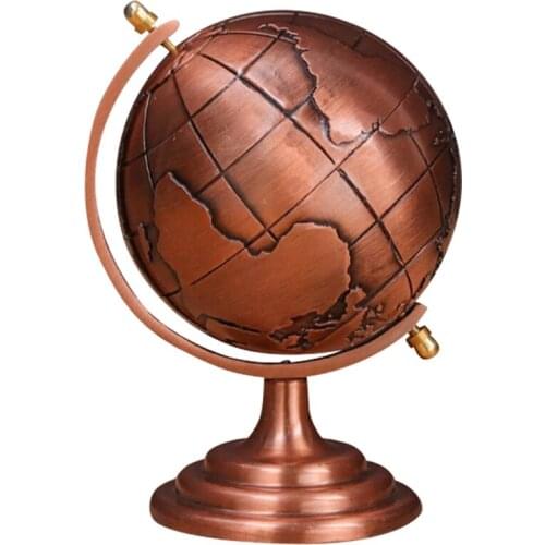 Science And Education Decoration Globe Metal Decoration Crafts Creative Living Room Desktop Decorations