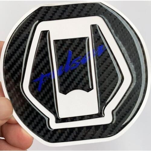 FASP Pulsar 200 motorcycle fuel tank cap sticker high quality carbon fiber stereo decal