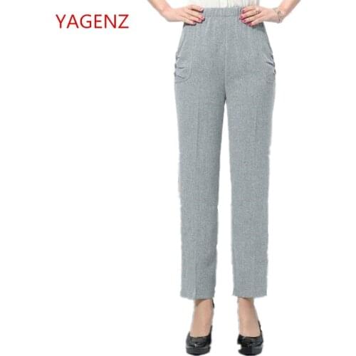 Женские льняные брюки YAGENZ China At AliExpress