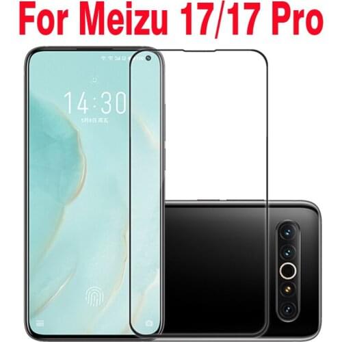 2PCS Full Cover High aluminum Tempered Glass For Meizu 17 Screen Protector protective film For Meizu 17 Pro glass