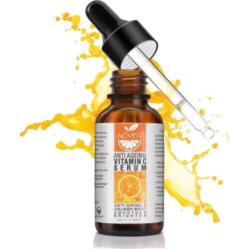 30ml Anti Ageing Vitamin C Serum Anti-wrinkle Liquid Hydrating Moisturizing Essence VC Vitamin C Essence Whitening Facial Vitam