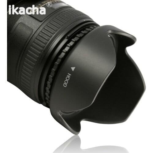 49 52 55 58 62 67 72 77 82mm Reversible Petal Flower Lens Hood for Canon Nikon Sony Pentax DSIR Camera