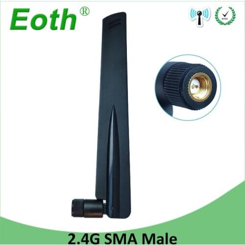 2.4GHz Wifi antenna real 8dBi SMA Male Connector Antena Aerial 2.4 ghz antenne wi fi 2.4g For PCI Card USB Wireless Router