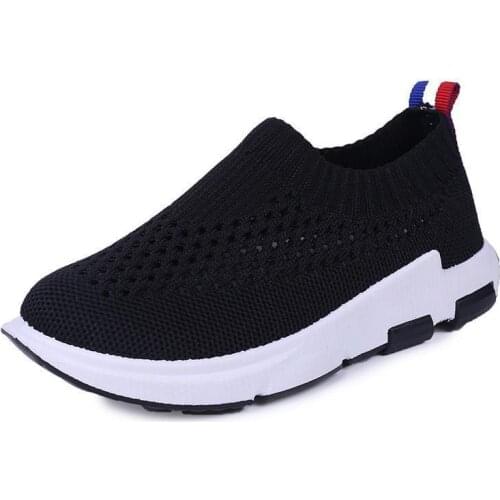 Children Sneakers for Boys 2021New Kids Sport Shoes Knit Mesh Breathable Running Shoes Girls Light Outdoors School Casual Shoes