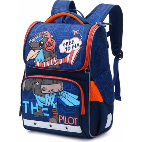 Kids School Bags Boy Student Backpack Children Waterproof Cartoon For Girl Orthopedic Bagpack 1 - 3 - 4 - 6th Schoolbag Mochila