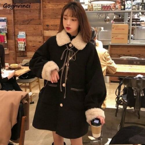 Goghvinci Womens Black Coats