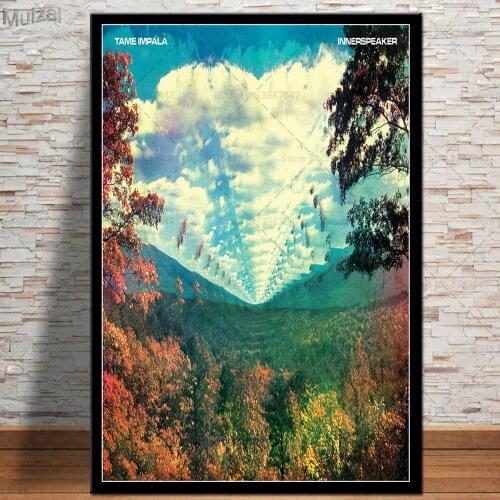 Art Poster Tame Impala Trippy Psychedelic Music Star Canvas Painting Retro Wall Pictures Prints for Living Room Home Decor