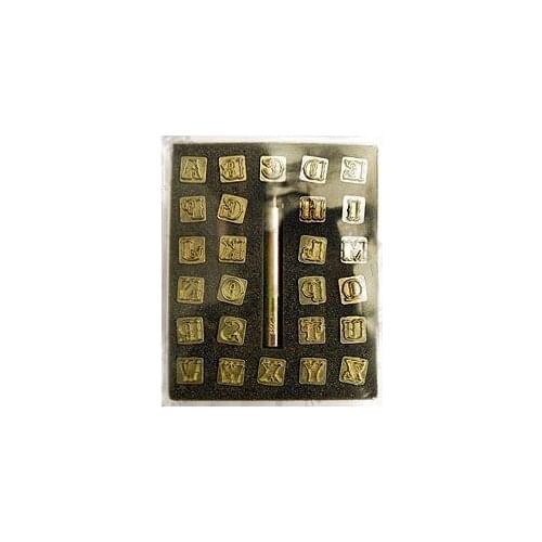 Classical letter stamp 8130 - 00 12.7mm american PGF leather craft leather carving hand tools