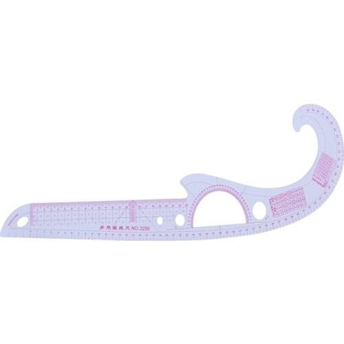 LMDZ Quilting Ruler Plastic Sewing Ruler Multifunction French Curve Ruler Apparel Sample Making, Cutting Ruler, Tailor Measure