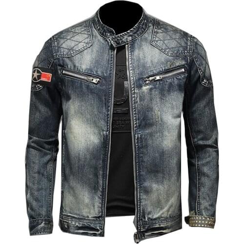 Spring and Autumn Mens New Products Denim Jacket Style Denim Top