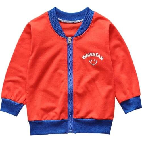 Boys Girls Orange Coats Childrens Jacket for Spring Autumn Kids Clothes Clothing Outwear Winter Toddler Jacket Kids Coat