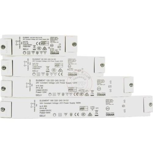OS 120W 180W ELEMENT 120 180/220-240/24 G2 24V Constant voltage LED Power Supply 220V 230V 240V ballast transformer