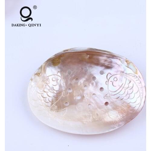 Wholesale Price High Grade Mother Of Freshwater Pearl Shell Plate soapbox
