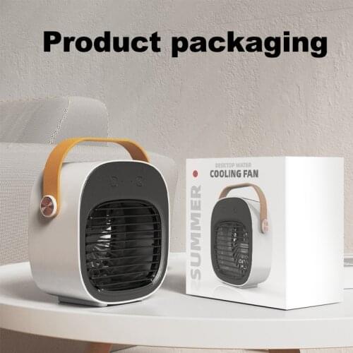 Portable Air Conditioner Air Cooler Personal Evaporative Cooling Fan USB Mini Misting Fan 3 Modes Cordless Home Office can CSV