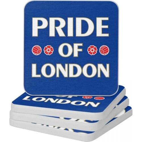 Pride Of London Diatomite Square Round Shape Coaster Non-slip Cup Bonsai Mat Soap Toothbrush Pad Wholesale Diameter 10cm