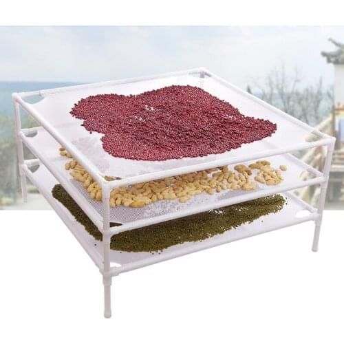 Sweater Drying Net Single Layer Stackable Tile Drying Clothes Net Household Coarse Grains Dry Goods Drying Rack