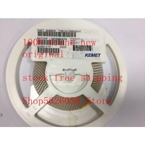 T491A104M035AT SMD NEW STOCK 100% new original freeshipping 50PCS-3000PCS/LOT STOCK