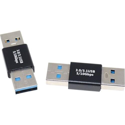 Usb 3.0 Connector USB 3.0 Type A Male to Male Plug Adapter Converter Extension Cable Plug Connector