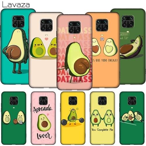 WEBBEDEPP Delicious Avocado Soft TPU Case for Xiaomi Redmi 8 K30 Note 9 9S Pro Max 10 Lite Cover