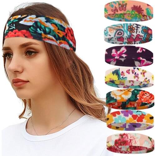 Yoga Headband Sport Women Running Sport Hair Band Turban Headband Women Hair Band Fitness Antiperspirant Band