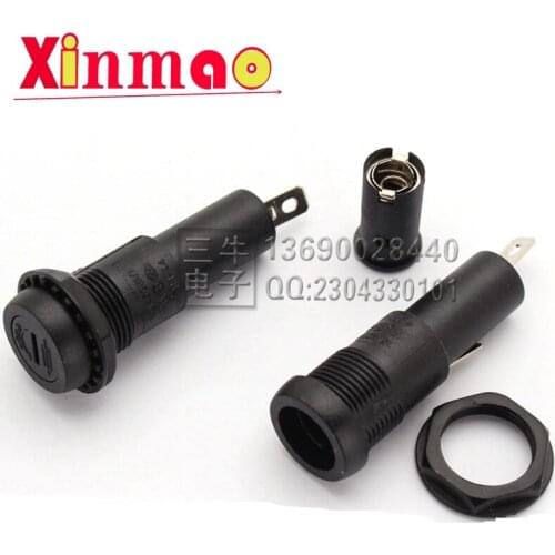 1PCS R3-44 fuse holder 6 × 30mm 15a250v glass fuse holder fuse box high temperature resistance