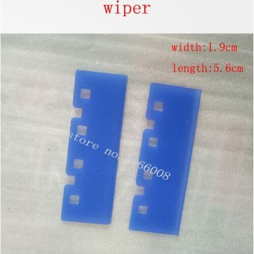 10pcs free shipping !Solvent Resistant Cleaning Wiper Blade for UV Flated /Xun ya/thunderjet double head wiper soft no harm