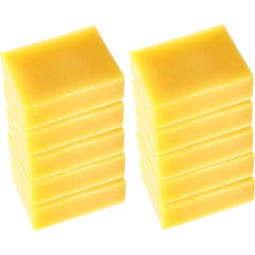 10pcs Natural Beeswax Maintenance Protect Wood Furniture Jewelry Polish Wax