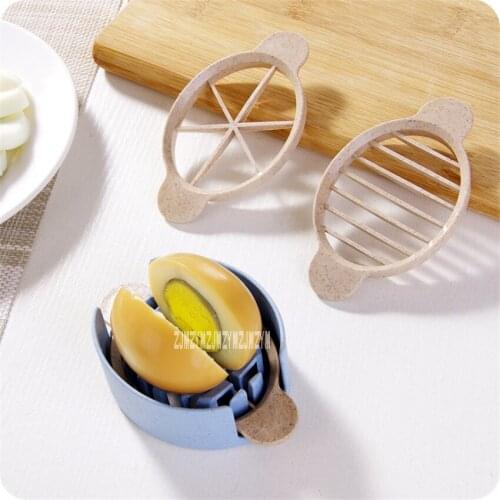 100pcs/lot New Arrival Three in one Creative Cutters Egg dispenser Fancy Preserved Egg Divider Egg Slicer Kitchen Gadgets Hot